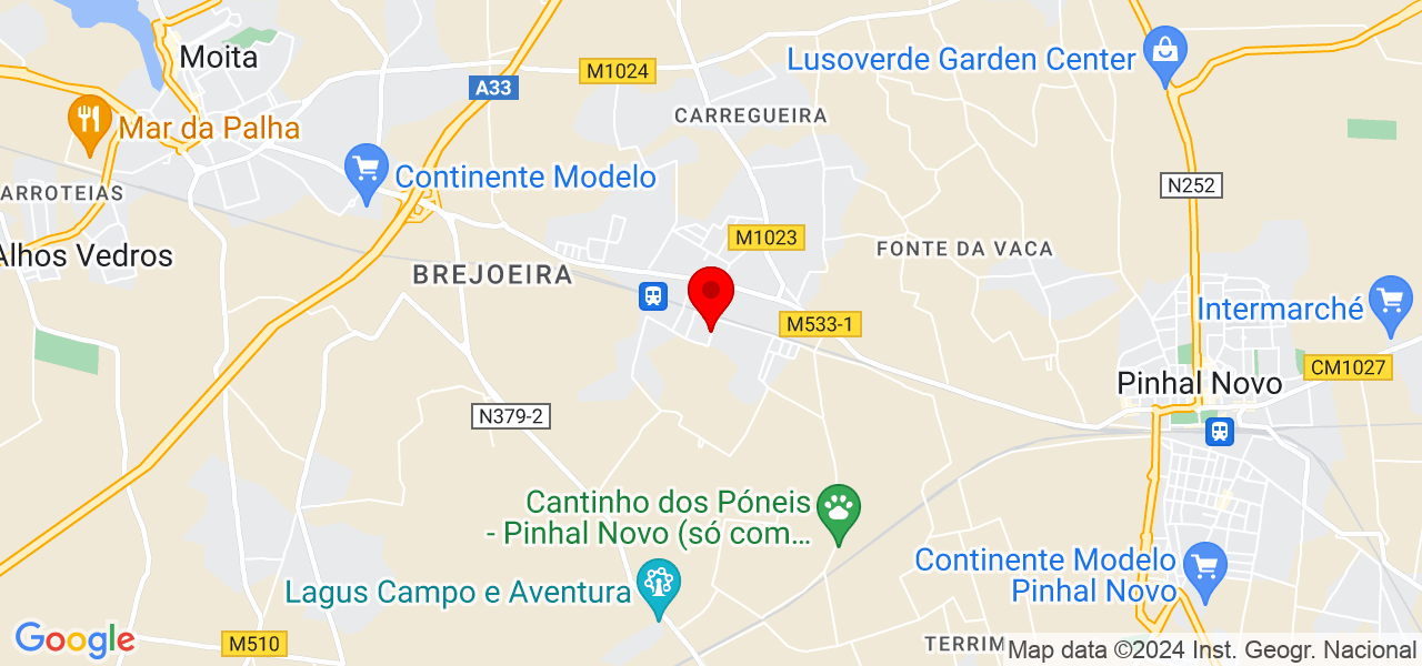 Fábio Santos - Setúbal - Moita - Mapa