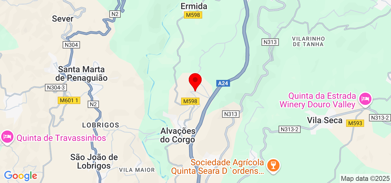Sara Clérigo - Vila Real - Santa Marta de Penaguião - Map