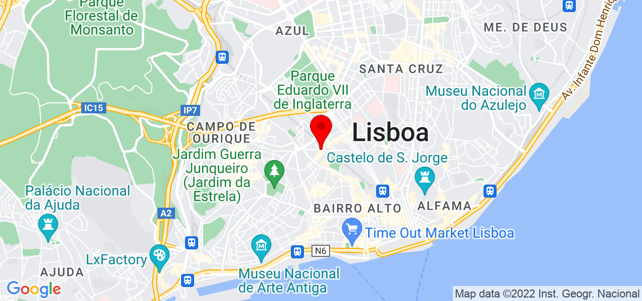 Vitor Hugo Silva - Lisboa - Lisboa - Mapa