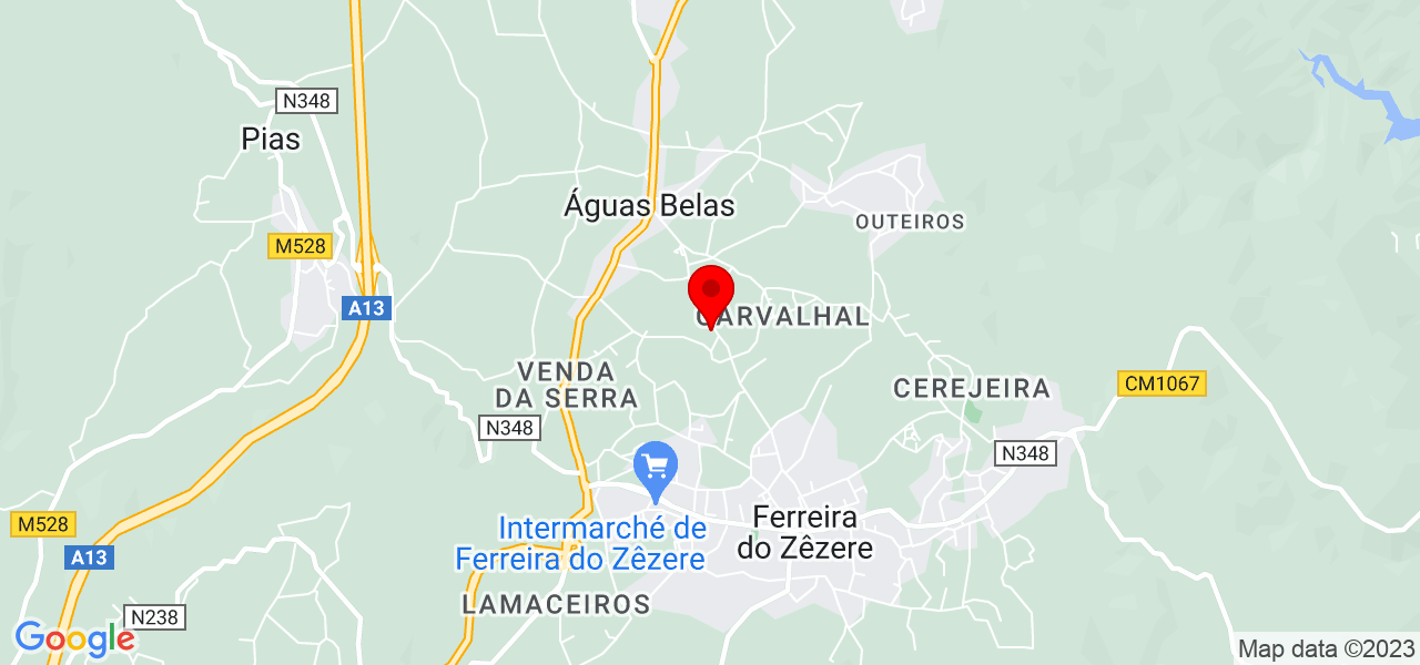 Joao Marques - Santarém - Ferreira do Zêzere - Mapa