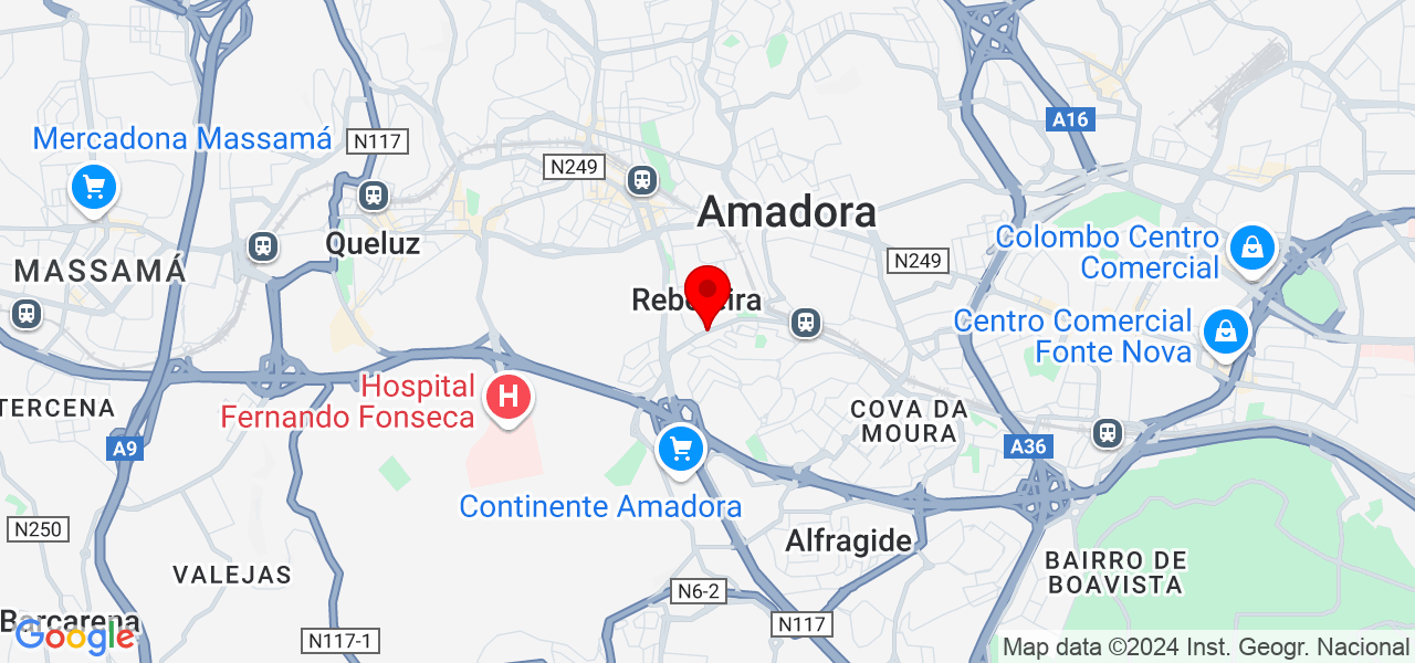 Carolina Verissimo - Lisboa - Amadora - Map