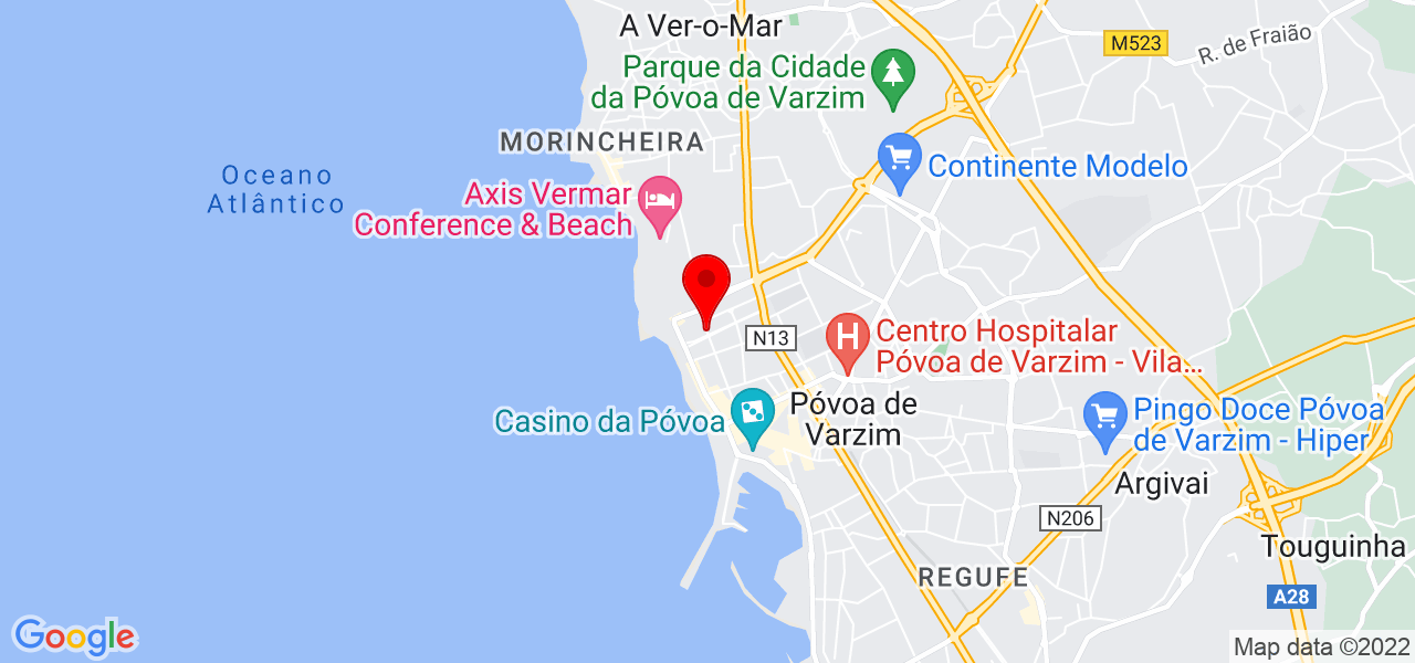 Victor Torres - Porto - Póvoa de Varzim - Mapa