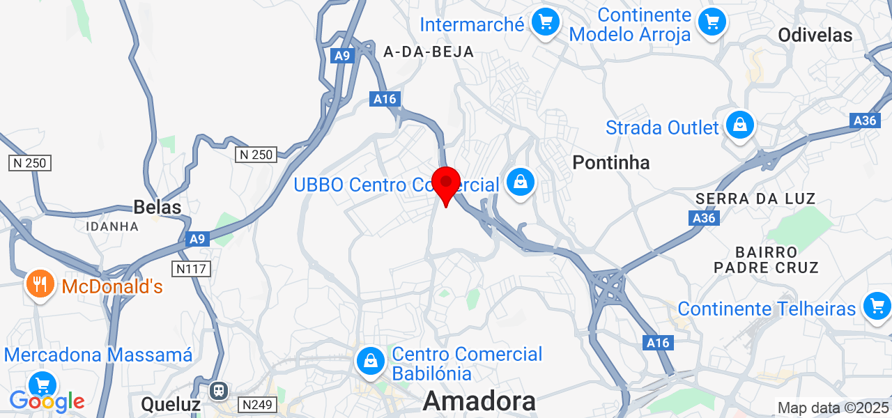 Anderson Souza - Lisboa - Amadora - Map