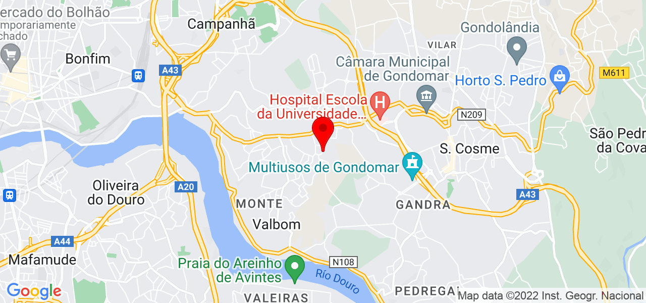 Julu Reformas e Reparos - Porto - Gondomar - Mapa