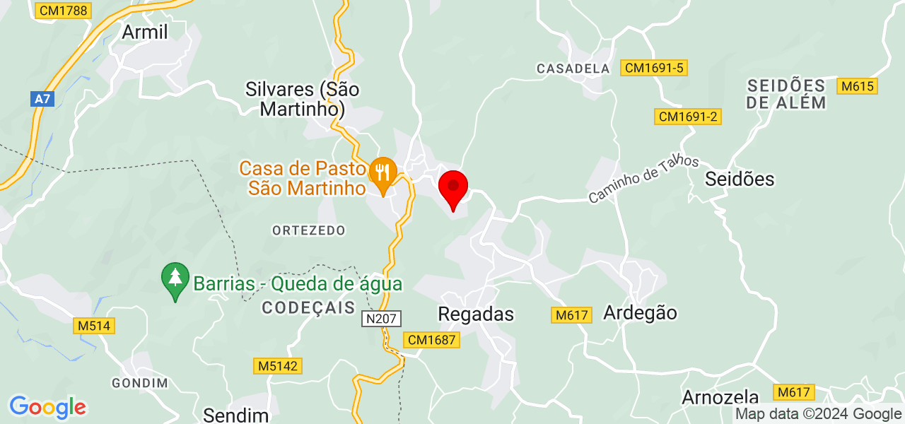 João Davide Martins Pereira - Braga - Fafe - Map