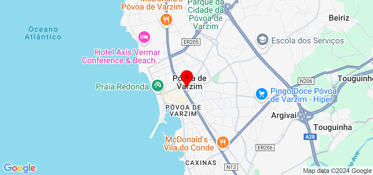 True Consultoria Industrial - Porto - Póvoa de Varzim - Map