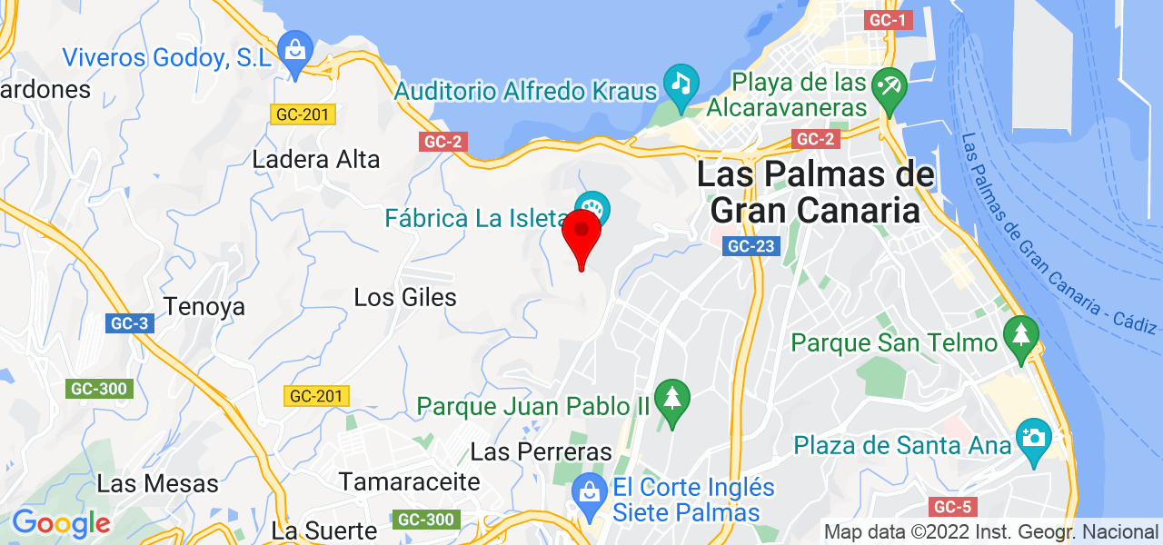 Dan Patrol Dj - Islas Canarias - Las Palmas de Gran Canaria - Mapa