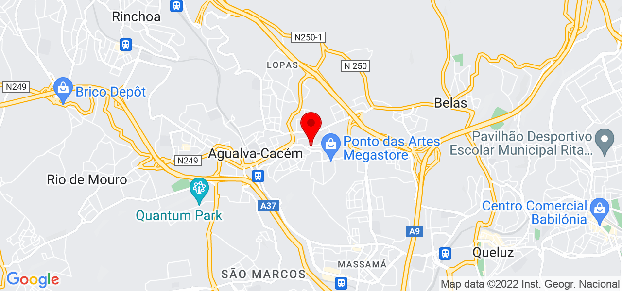 Quiropraxia &amp; Terapias Orientais - Lisboa - Sintra - Mapa