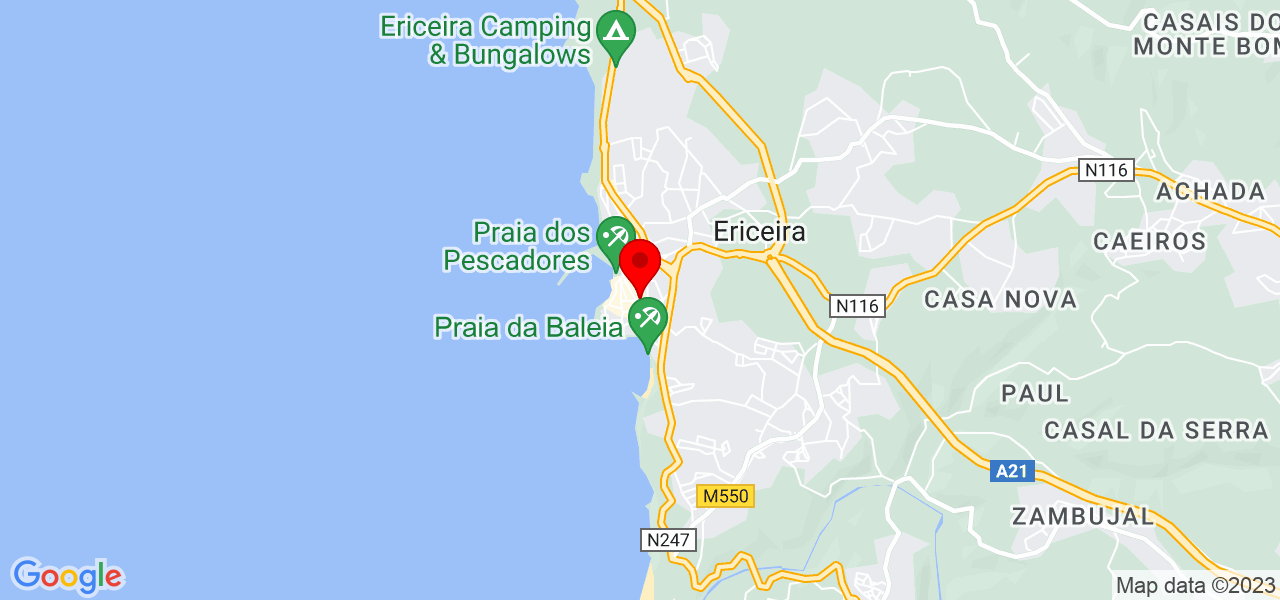 Filipa Vieira - Lisboa - Mafra - Mapa