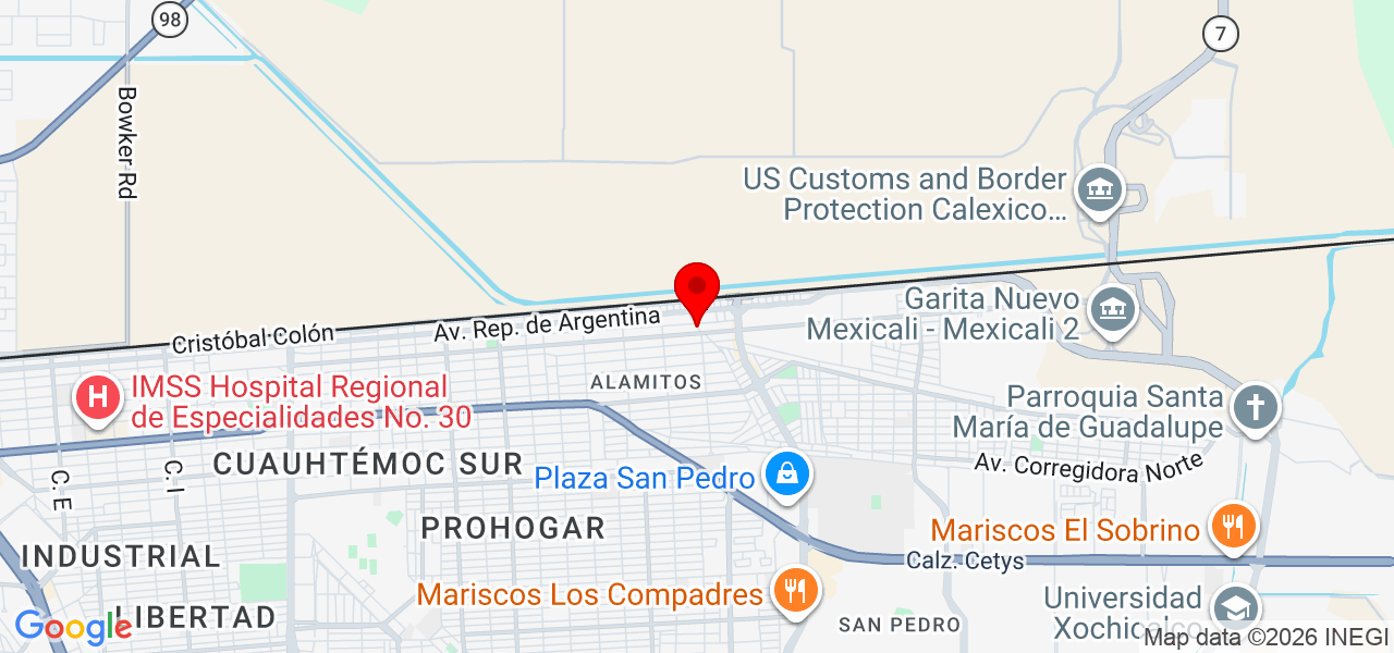 Expect Pro Audiovisual - Baja California - Mexicali - Mapa