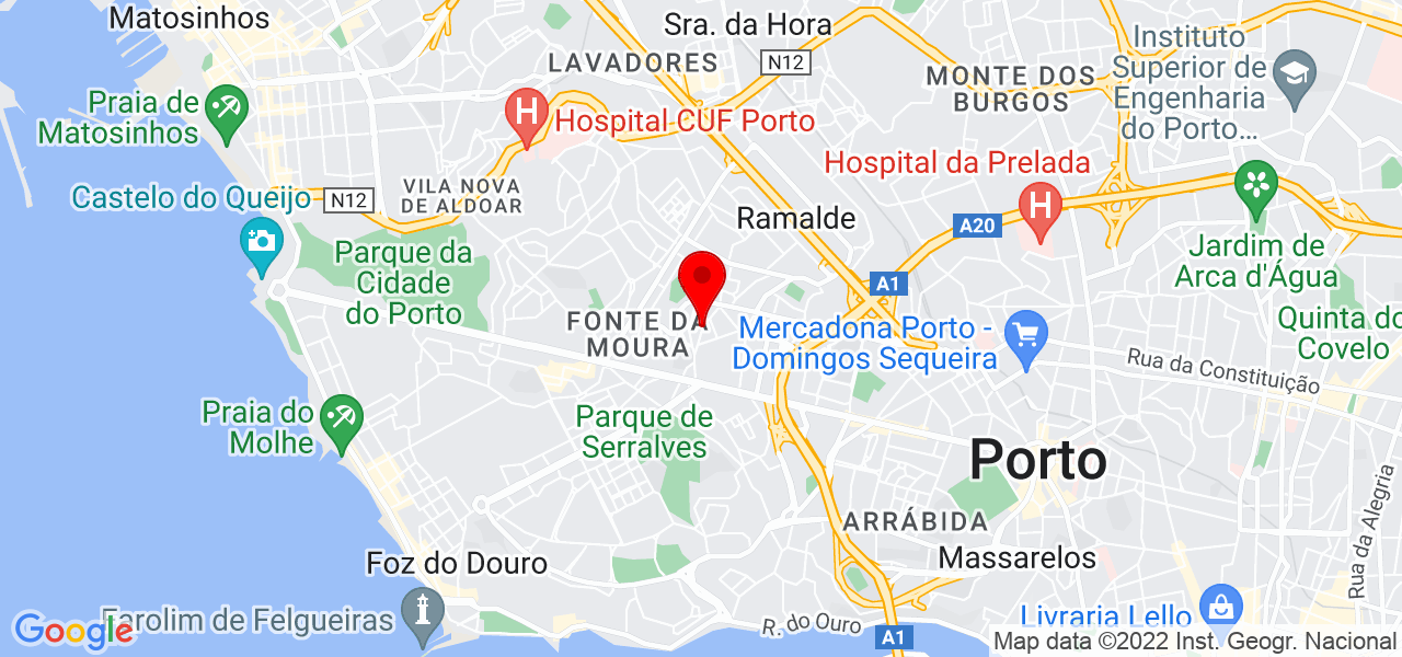 DJ Al&ecirc; - Porto - Porto - Mapa