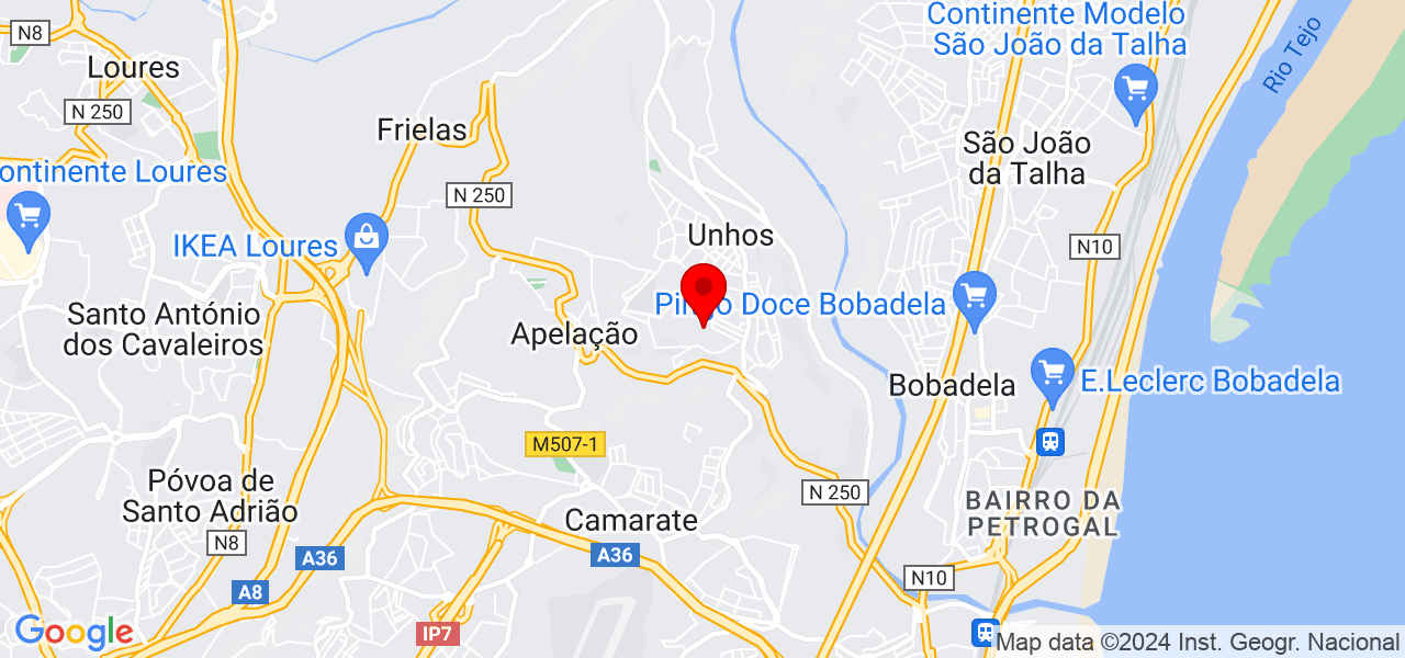Abel Ribeiro - Lisboa - Loures - Mapa