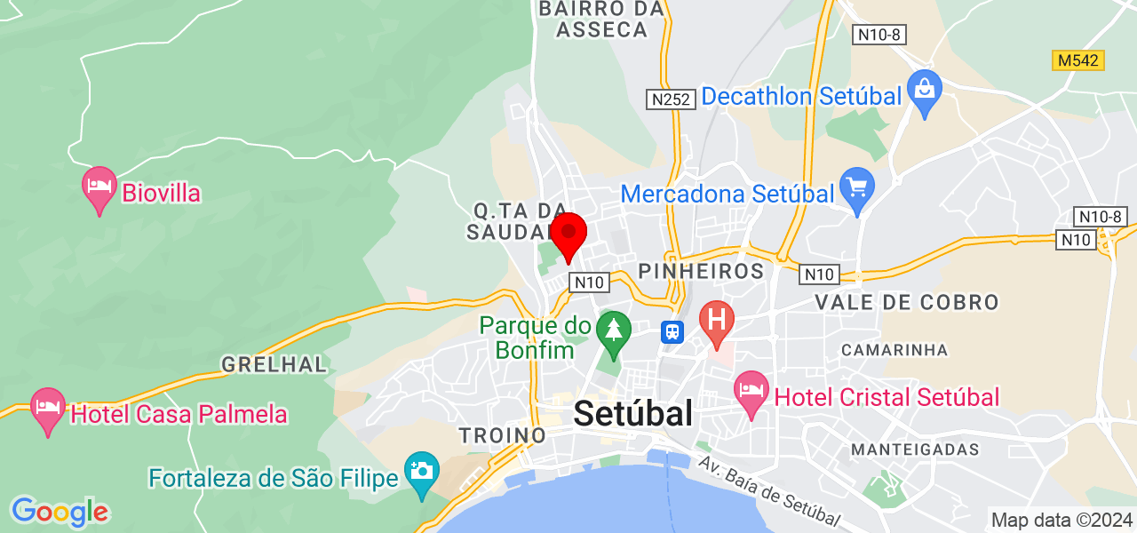 Vera L&uacute;cia - Setúbal - Setúbal - Mapa