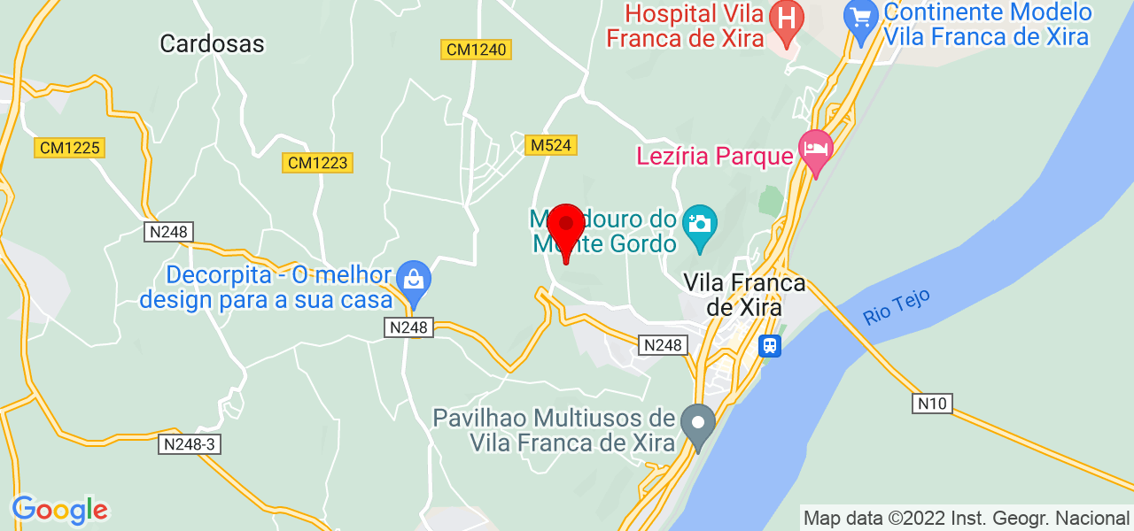 Telmo Manquinho - Lisboa - Vila Franca de Xira - Mapa