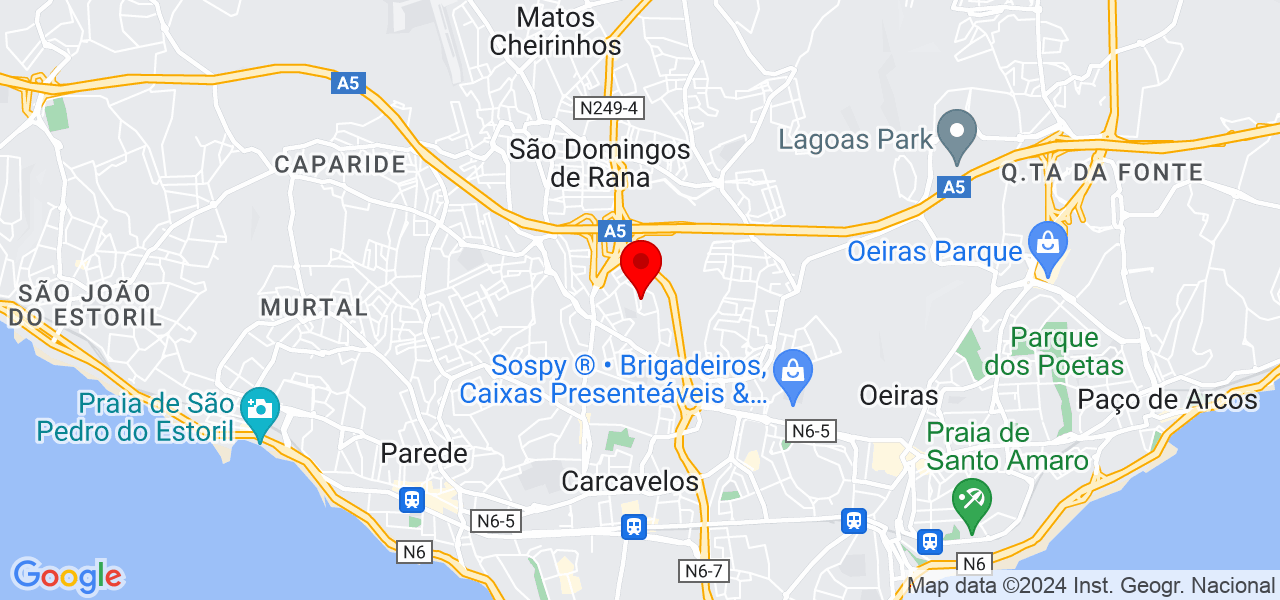 Barbara Espanhol - Lisboa - Cascais - Map