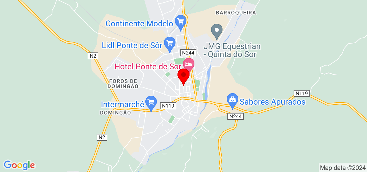 Santos Remodelacoes - Portalegre - Ponte de Sor - Mapa