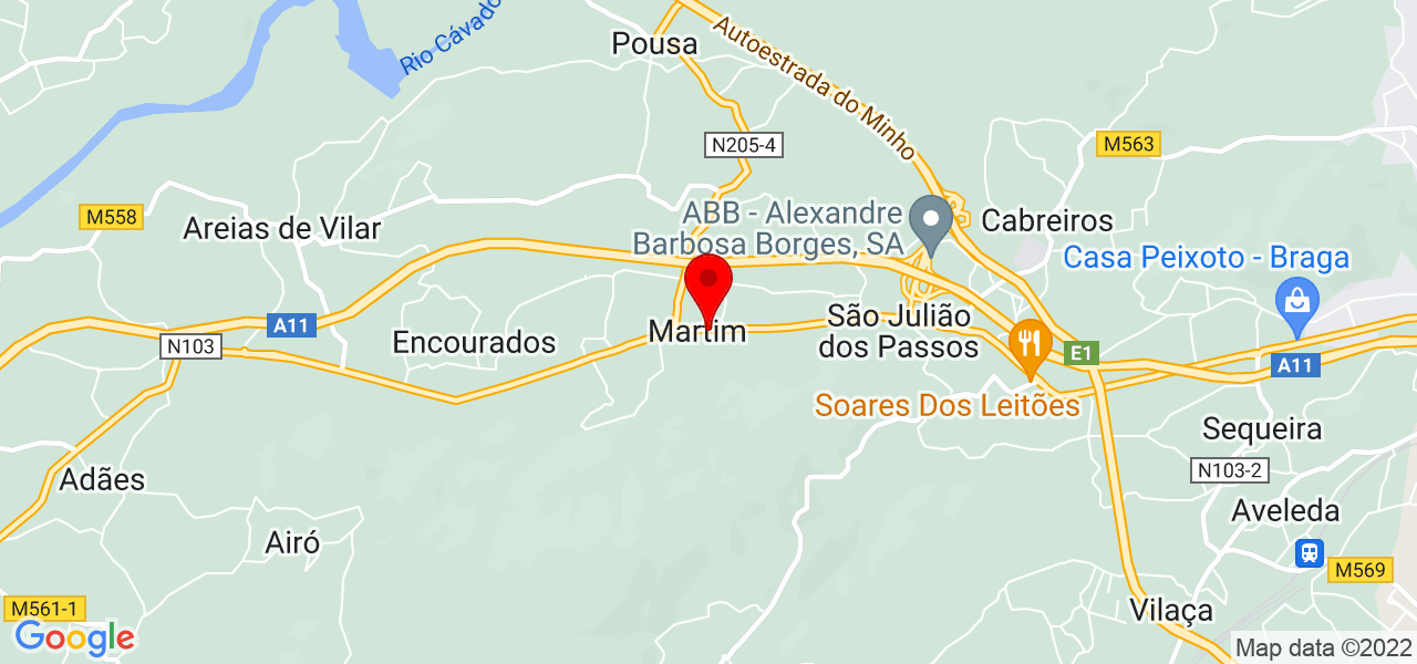 Ricardo Duarte - Braga - Barcelos - Mapa