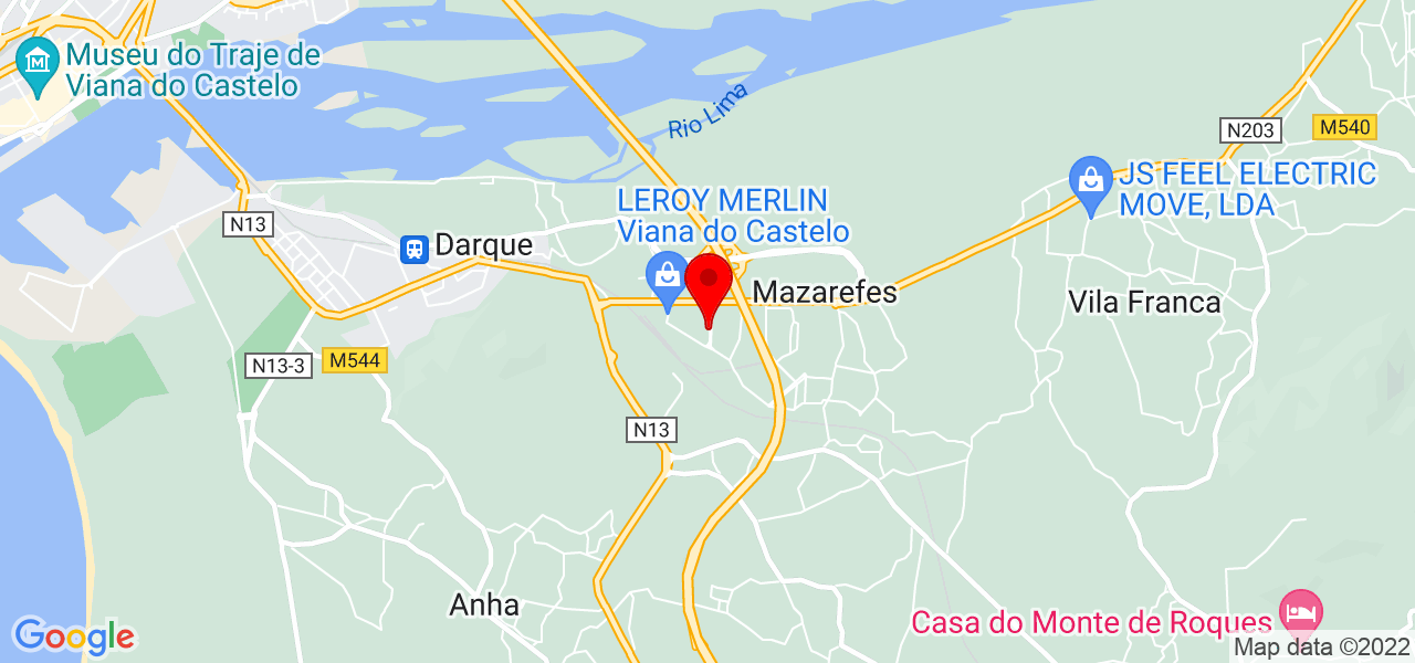 Soraia - Viana do Castelo - Viana do Castelo - Mapa