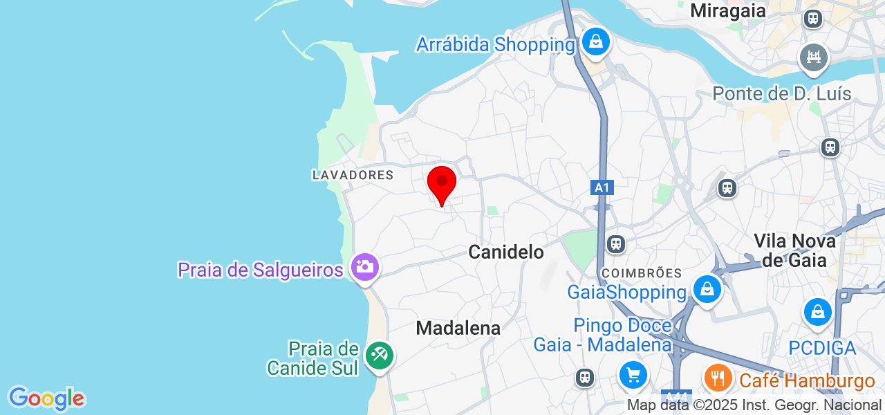 Chefe Hugo Alves - Porto - Vila Nova de Gaia - Map