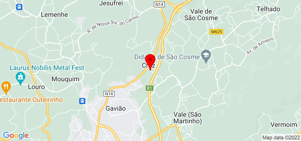 Felisbela - Braga - Vila Nova de Famalicão - Mapa