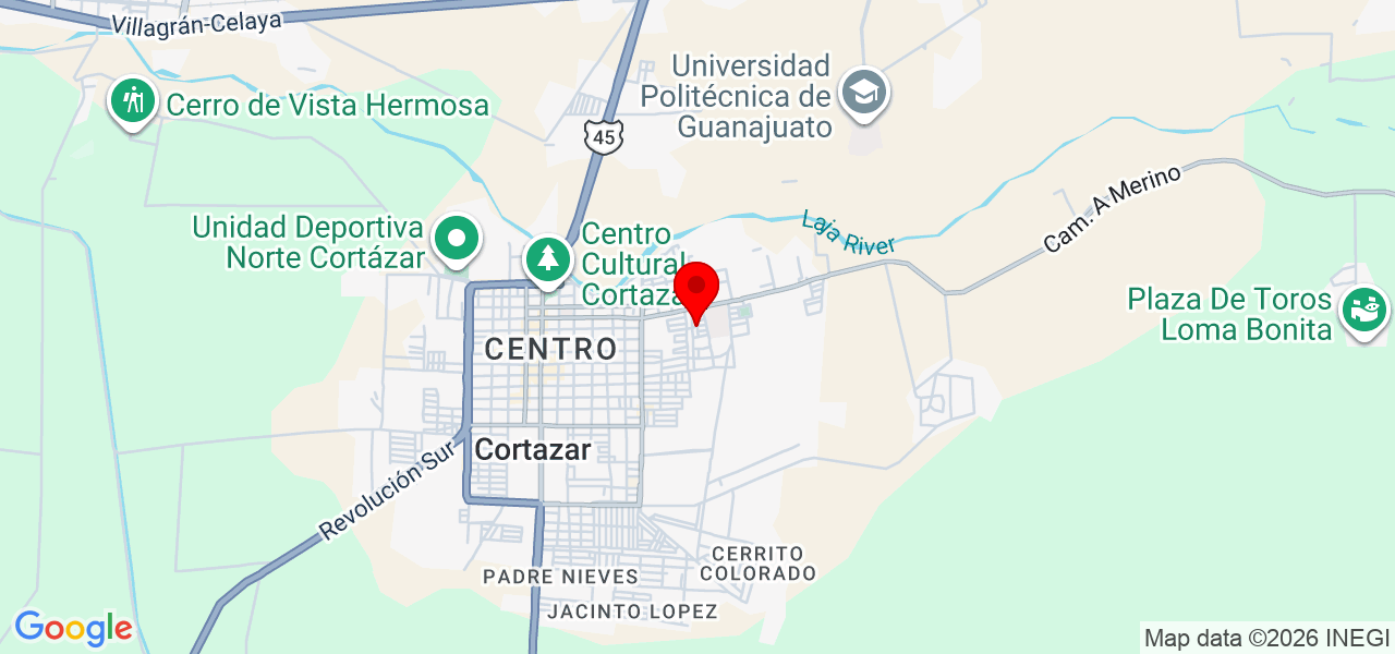 MULTISERVICIOS SANTANA (CHIQUILIN - Guanajuato - Cortazar - Map