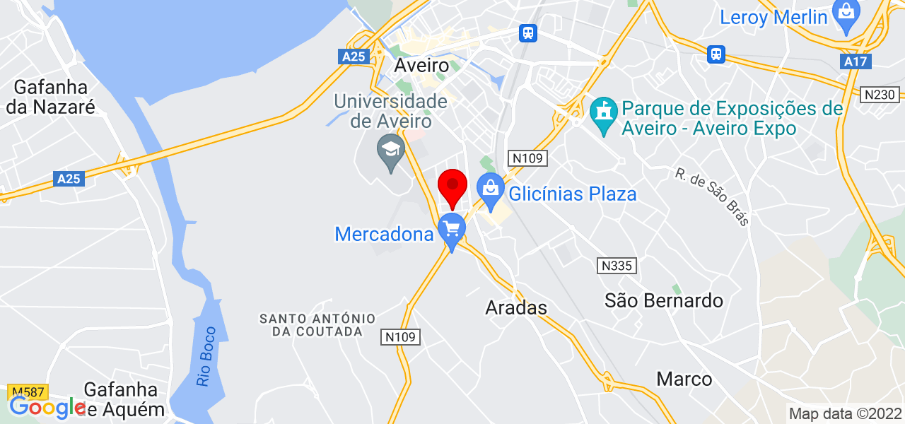 Romel Viegas - Aveiro - Aveiro - Mapa