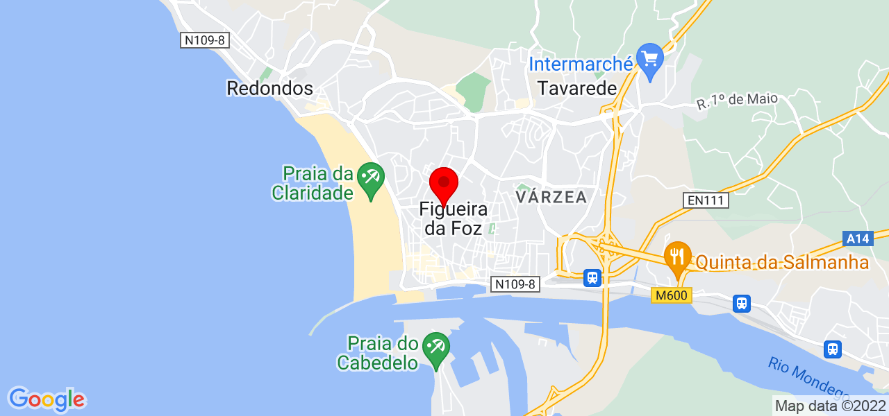 Ana Paula Duarte - Coimbra - Figueira da Foz - Mapa