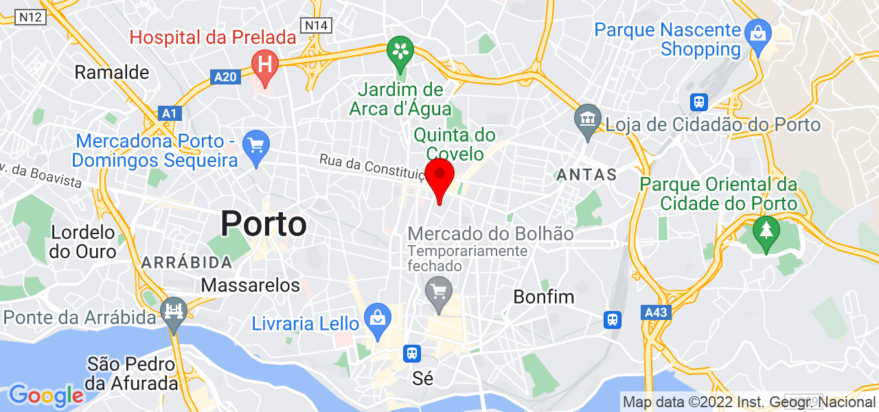 Valentina - Porto - Porto - Mapa