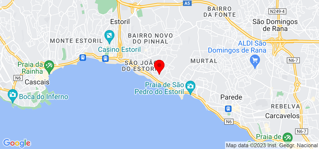 O Tarot C&oacute;smico - Lisboa - Cascais - Mapa