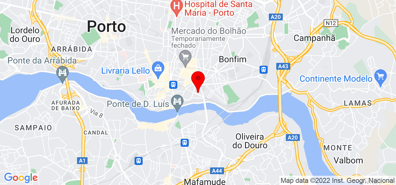 Jos&eacute; Silva - Porto - Porto - Mapa