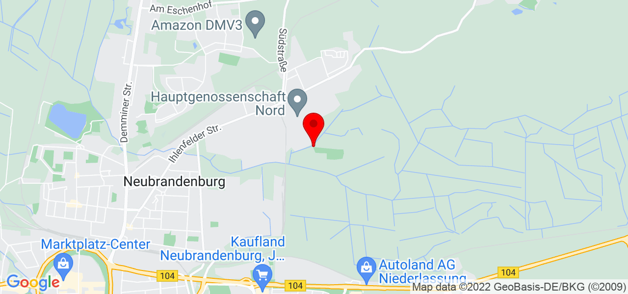Jackle &amp; Heidi GmbH - Mecklenburg-Vorpommern - Mecklenburgische Seenplatte - Karte