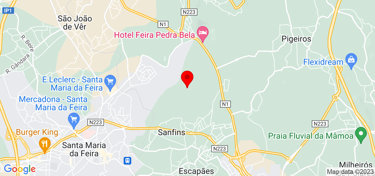 ESTRELA SOLAR LDA - Aveiro - Santa Maria da Feira - Mapa