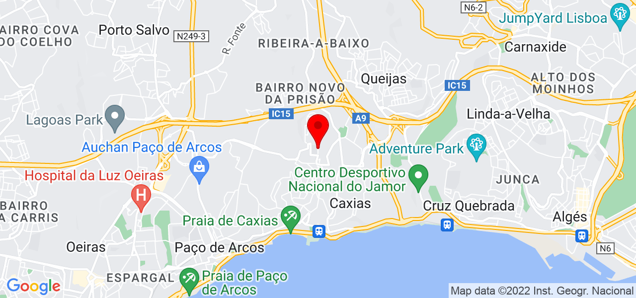 Domingos Soares - Lisboa - Oeiras - Mapa