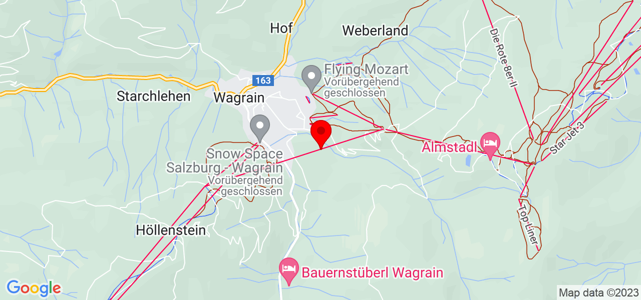 Pro Meter B&uuml;roservice Houssitting - Salzburg - Sankt Johann im Pongau - Karte