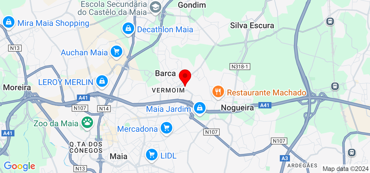 RuBi - Porto - Maia - Mapa