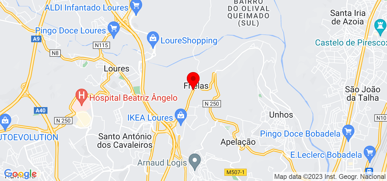 Isabel - Lisboa - Loures - Map