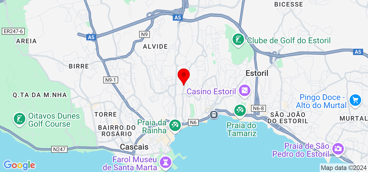 Carlos de Oliveira Cruz - Lisboa - Cascais - Karte