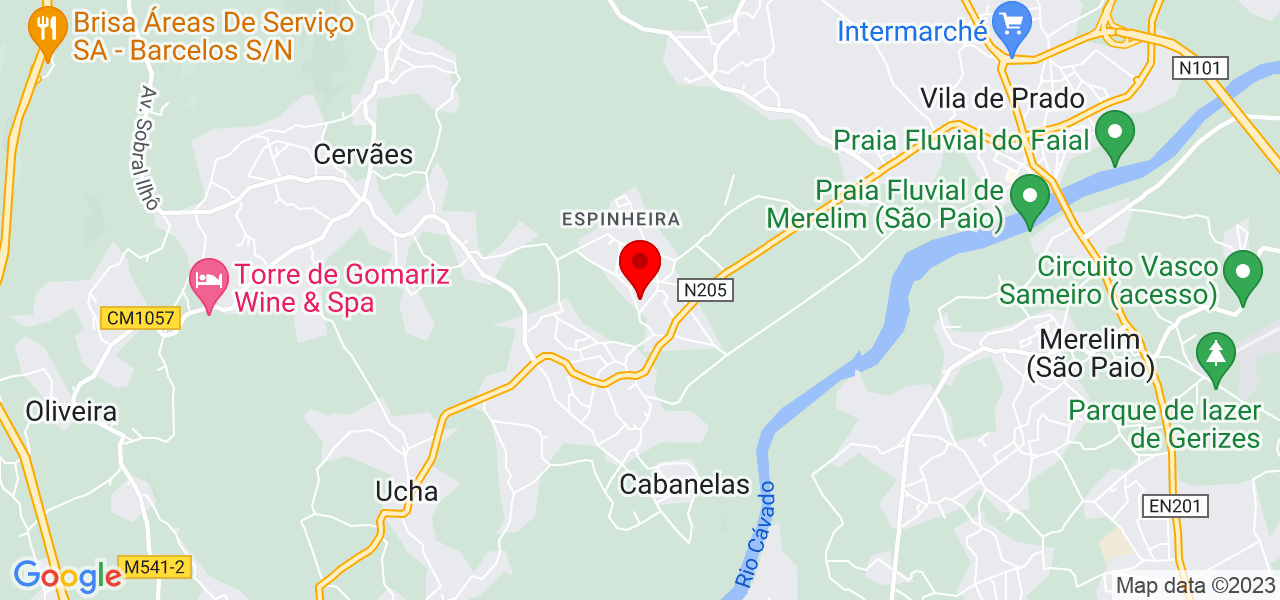 Nicolas Ferreira - Braga - Vila Verde - Mapa