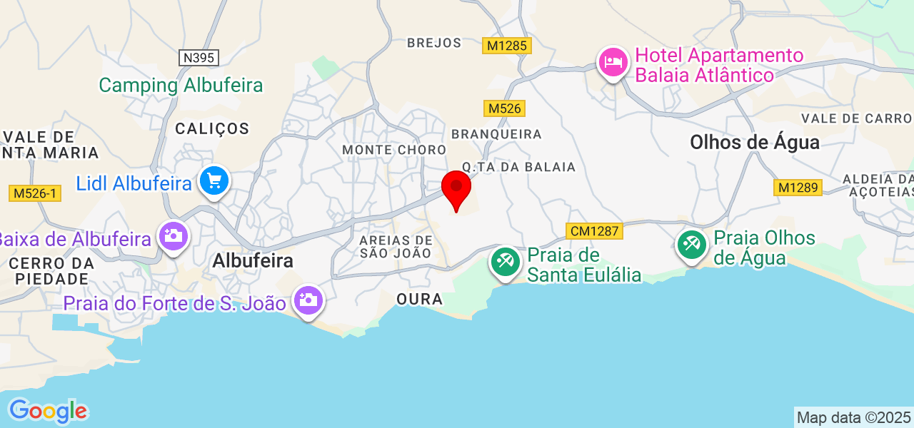 Ynext Eventus - Faro - Albufeira - Karte