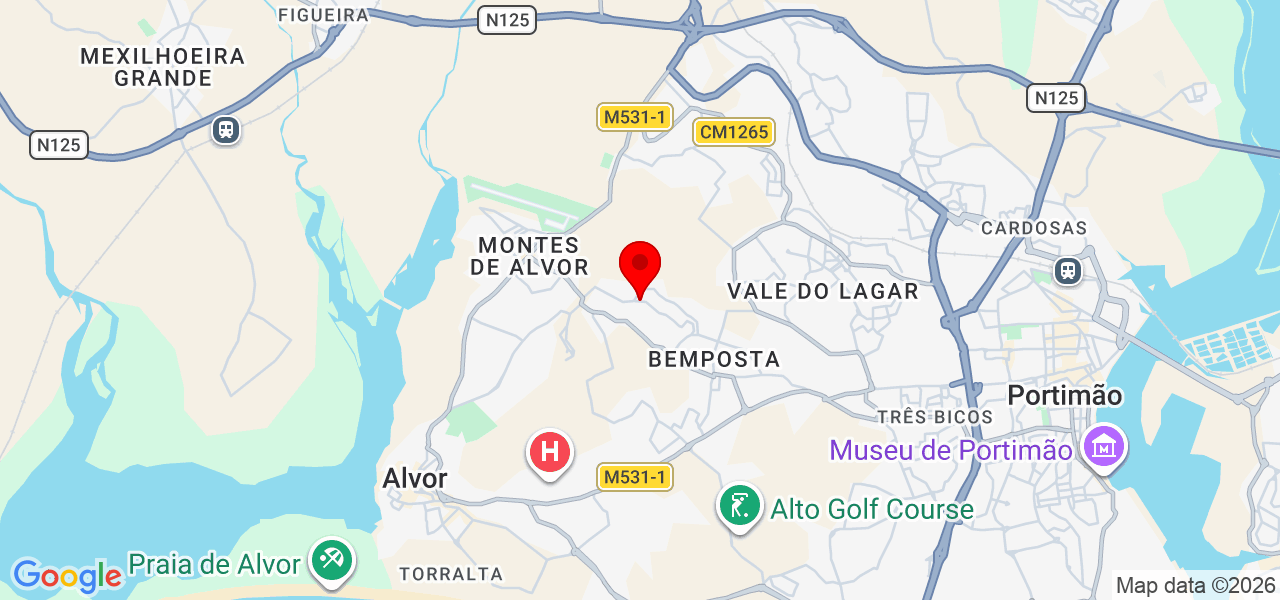 Douglas - Faro - Portimão - Map