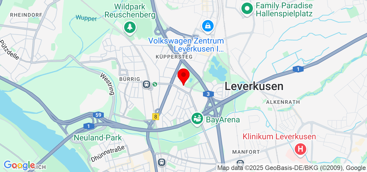 MJPhotosNRW - Nordrhein-Westfalen - Leverkusen - Karte