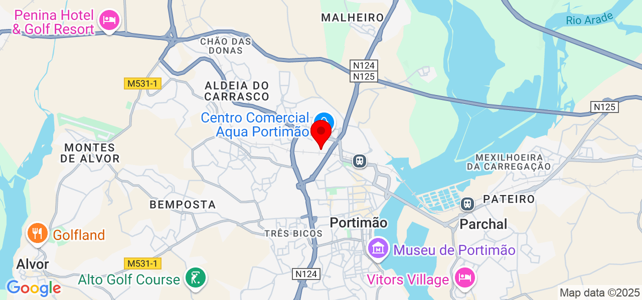Cristian - Faro - Portimão - Mapa