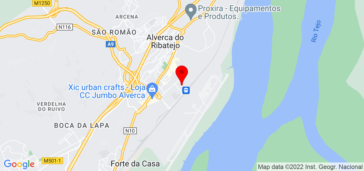 Alice Maria Alves Baptista Fael - Lisboa - Vila Franca de Xira - Mapa