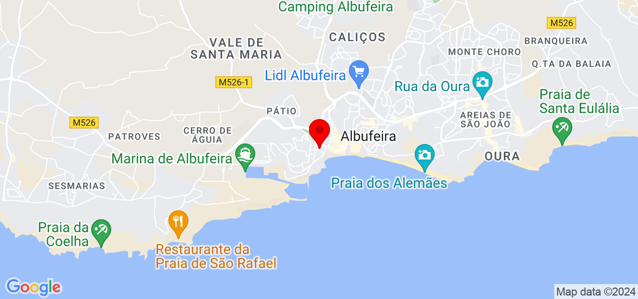 Albufeira Coworking - Faro - Albufeira - Mapa