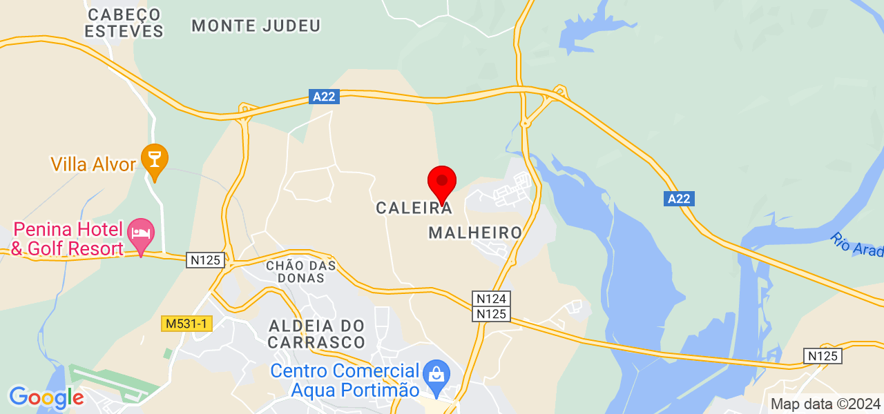 Silvestre Jorge - Faro - Portimão - Mapa