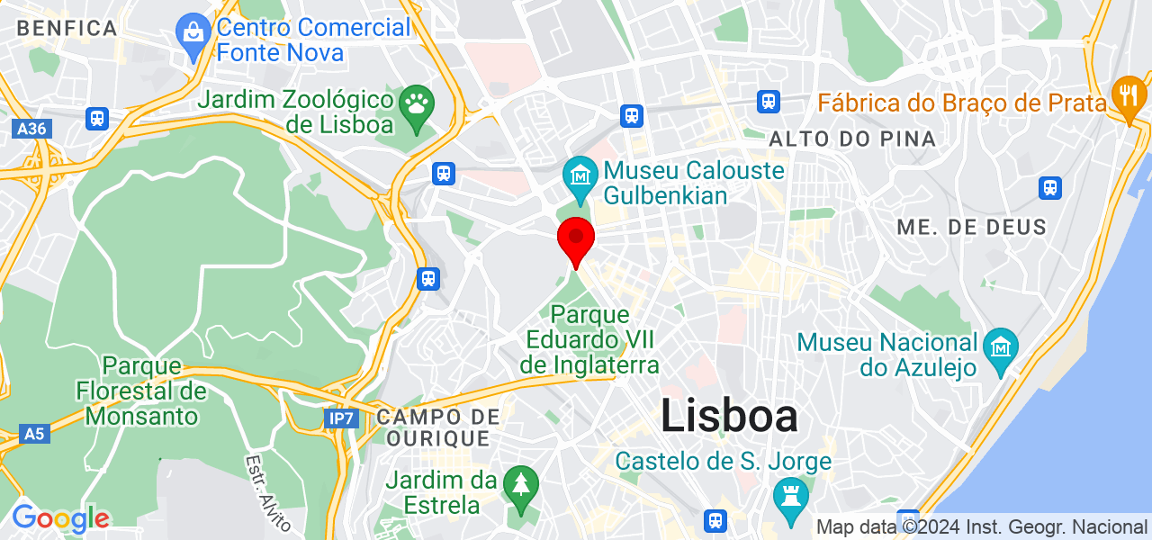 Priscilla Ferreira Est&eacute;tica - Lisboa - Lisboa - Mapa