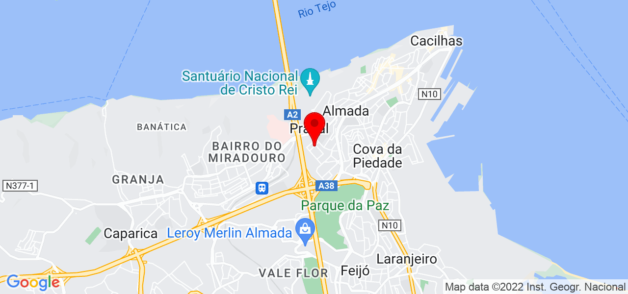 DJRMC - Arquitetura e Construção - Setúbal - Almada - Mapa