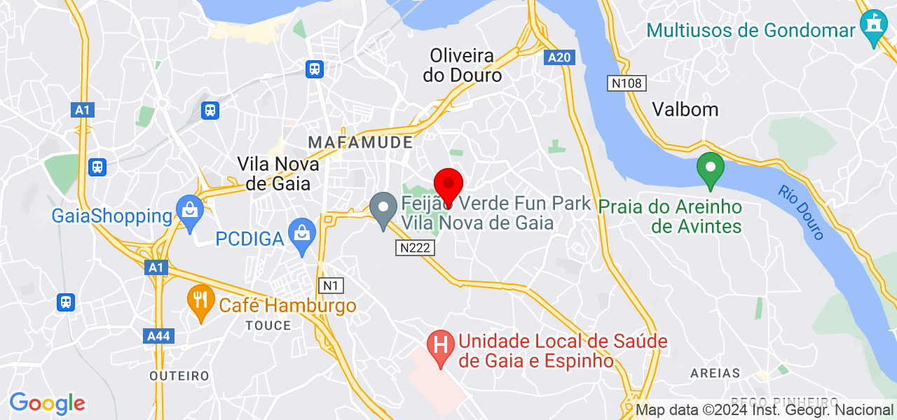 GOGON.DEV - Porto - Vila Nova de Gaia - Mapa