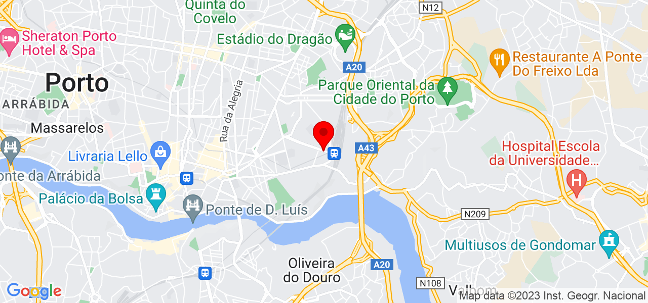 Jailton Silva - Porto - Porto - Mapa