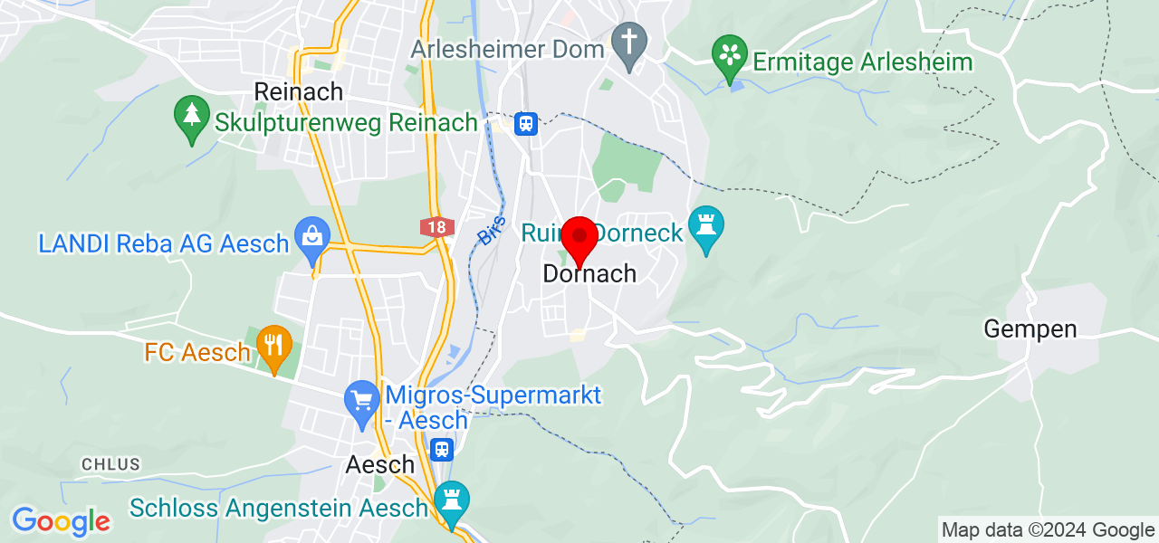 Yannick - Solothurn - Dornach - Karte